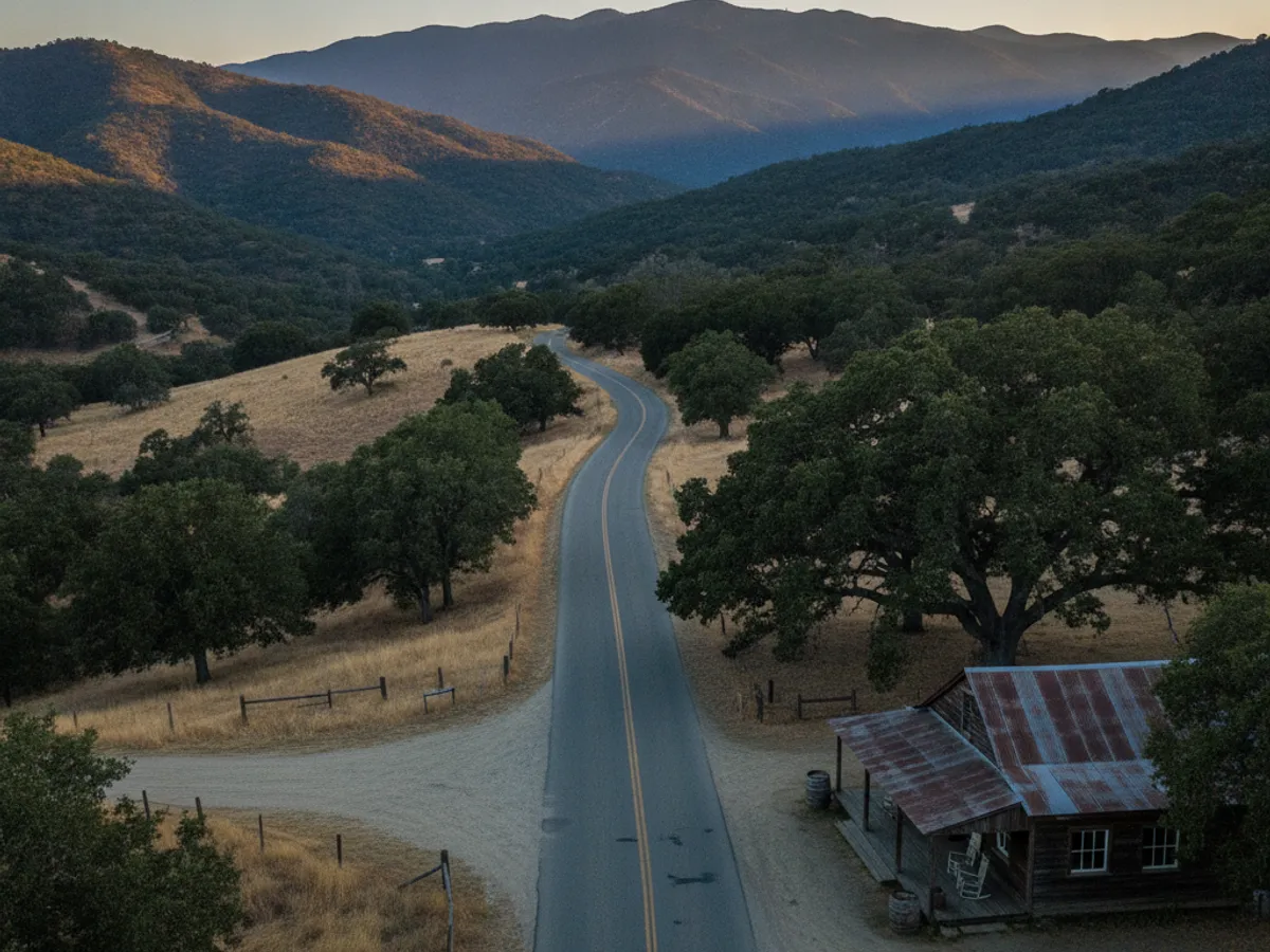Backcountry San Diego County neighborhood near Pine Valley