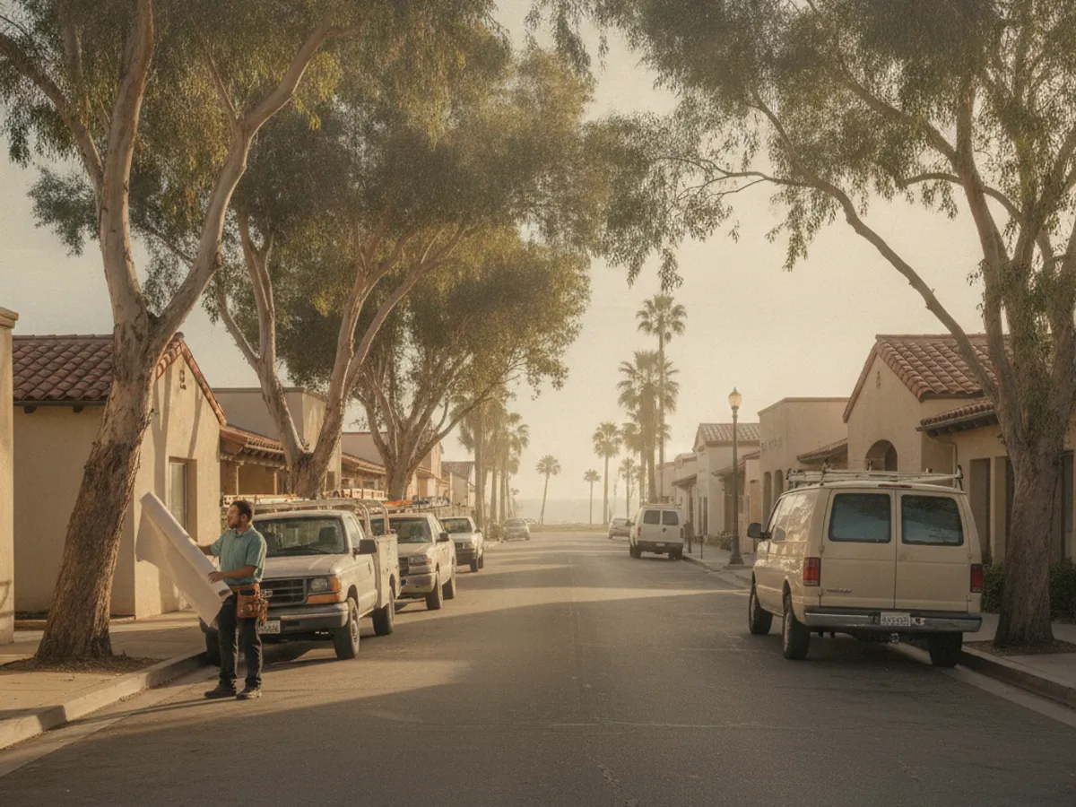 North Coastal San Diego County neighborhood near Oceanside