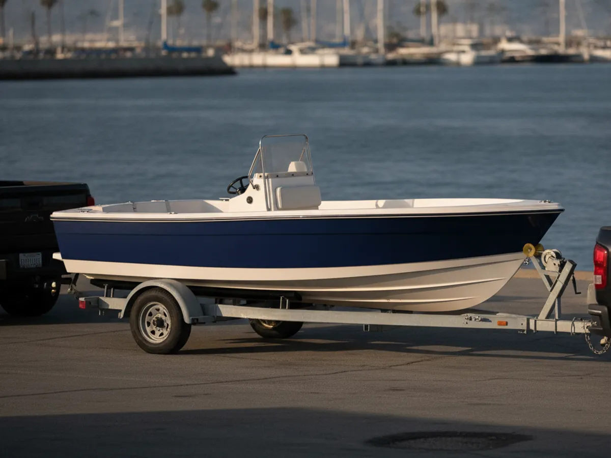 Vinyl name layout planned for a boat hull